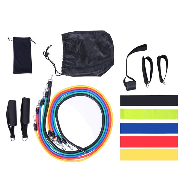 17Pcs/Set Latex Resistance Bands - Carter Lifestyle Solutions