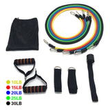 17Pcs/Set Latex Resistance Bands - Carter Lifestyle Solutions