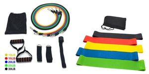 17Pcs/Set Latex Resistance Bands - Carter Lifestyle Solutions