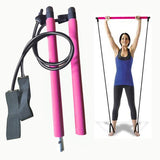 Portable 2 Foot Loops Lightweight Trainer Pilates Bar Stick - Carter Lifestyle Solutions