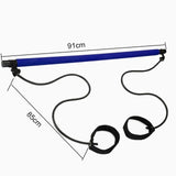 Portable 2 Foot Loops Lightweight Trainer Pilates Bar Stick - Carter Lifestyle Solutions