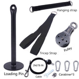 Home Workout Fitness Pulley Cable System - Carter Lifestyle Solutions